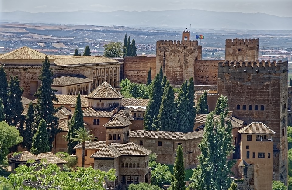 Alhambra castle Granada Spain