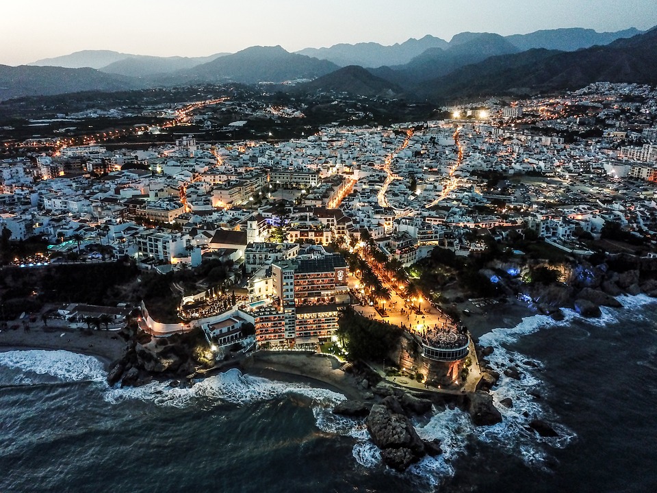 City Malaga at night