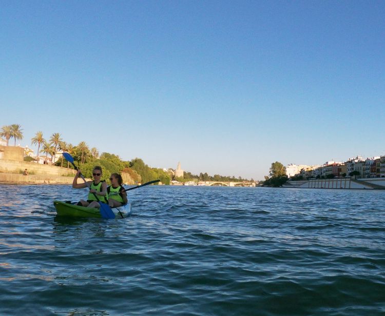 Kayak en el Guadalquivir