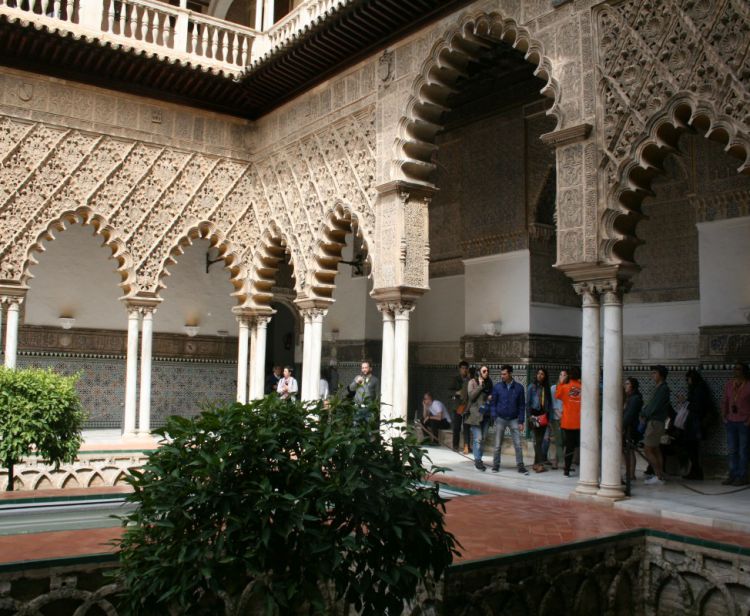 Cathedral and royal alcazar Seville