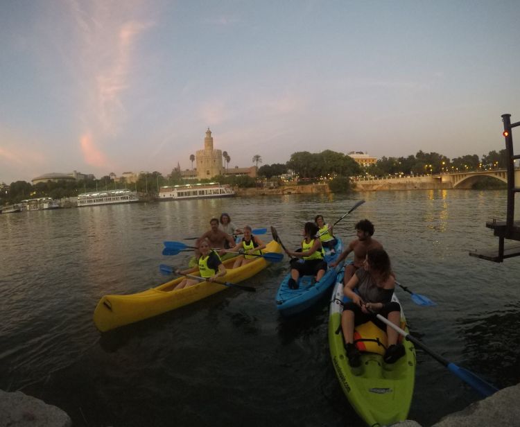 Kayak on the Guadalquivir
